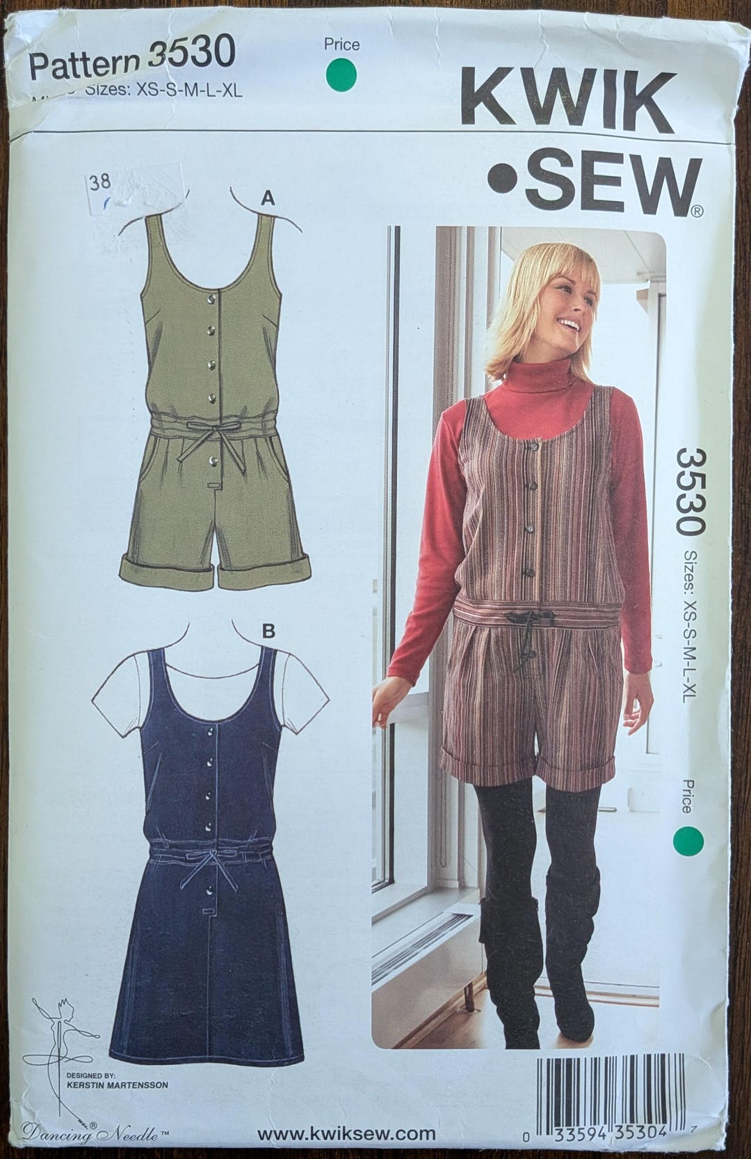 Uncut Kwik Sew Sewing Pattern #3530 for Misses' and Misses' Plus Size ...