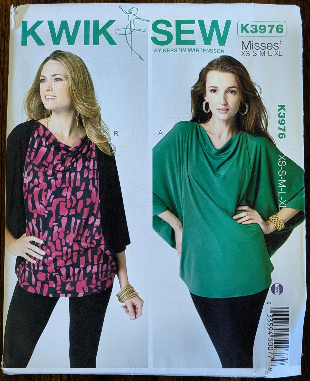Uncut Kwik Sew Sewing Pattern #K3976 for Misses and Misses' Plus Size ...