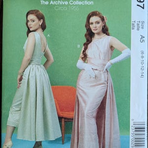 Uncut McCall&#39;s Sewing Pattern #M7897 for Misses&#39; Dresses. Sizes 6-14.