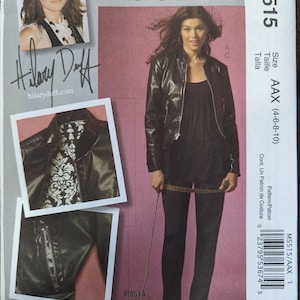 Uncut McCall&#39;s Sewing Pattern #M5515 for Misses&#39; Lined Jacket and Pants. Sizes 4-10.