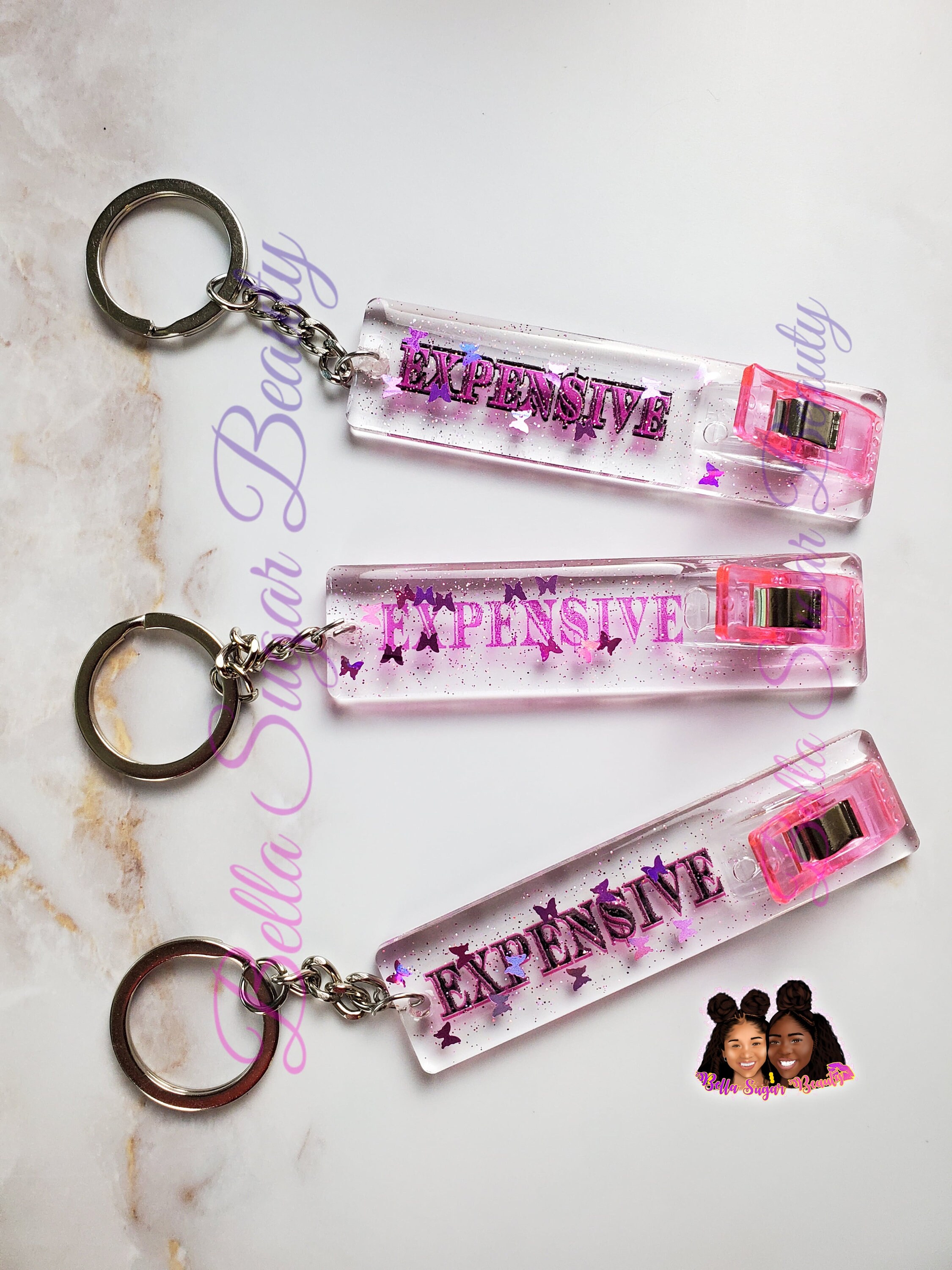 Credit Debit Card Keychain Holders Etsy