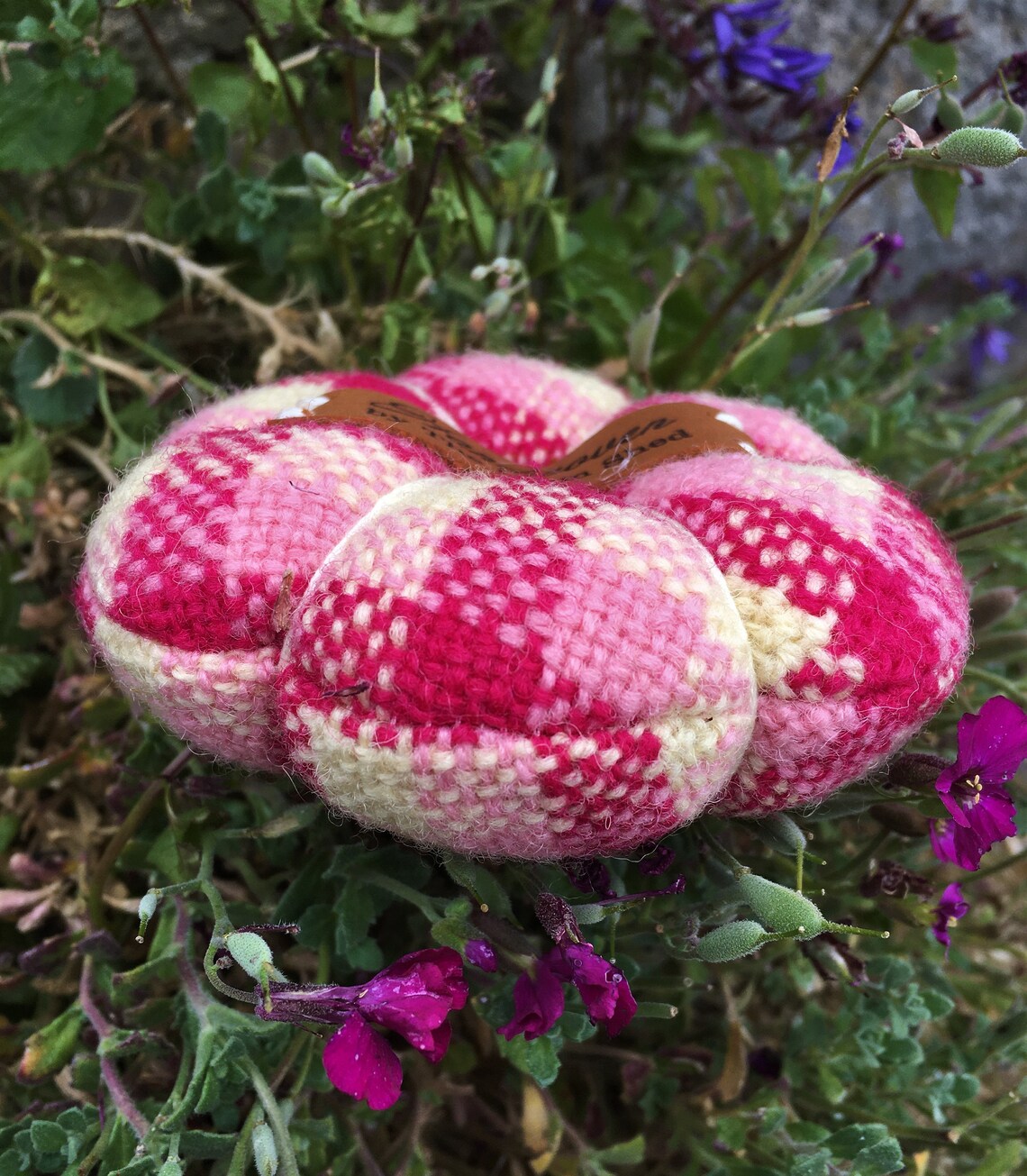 Handmade Pin Cushion with Handwoven Shetland Wool Fabric Etsy