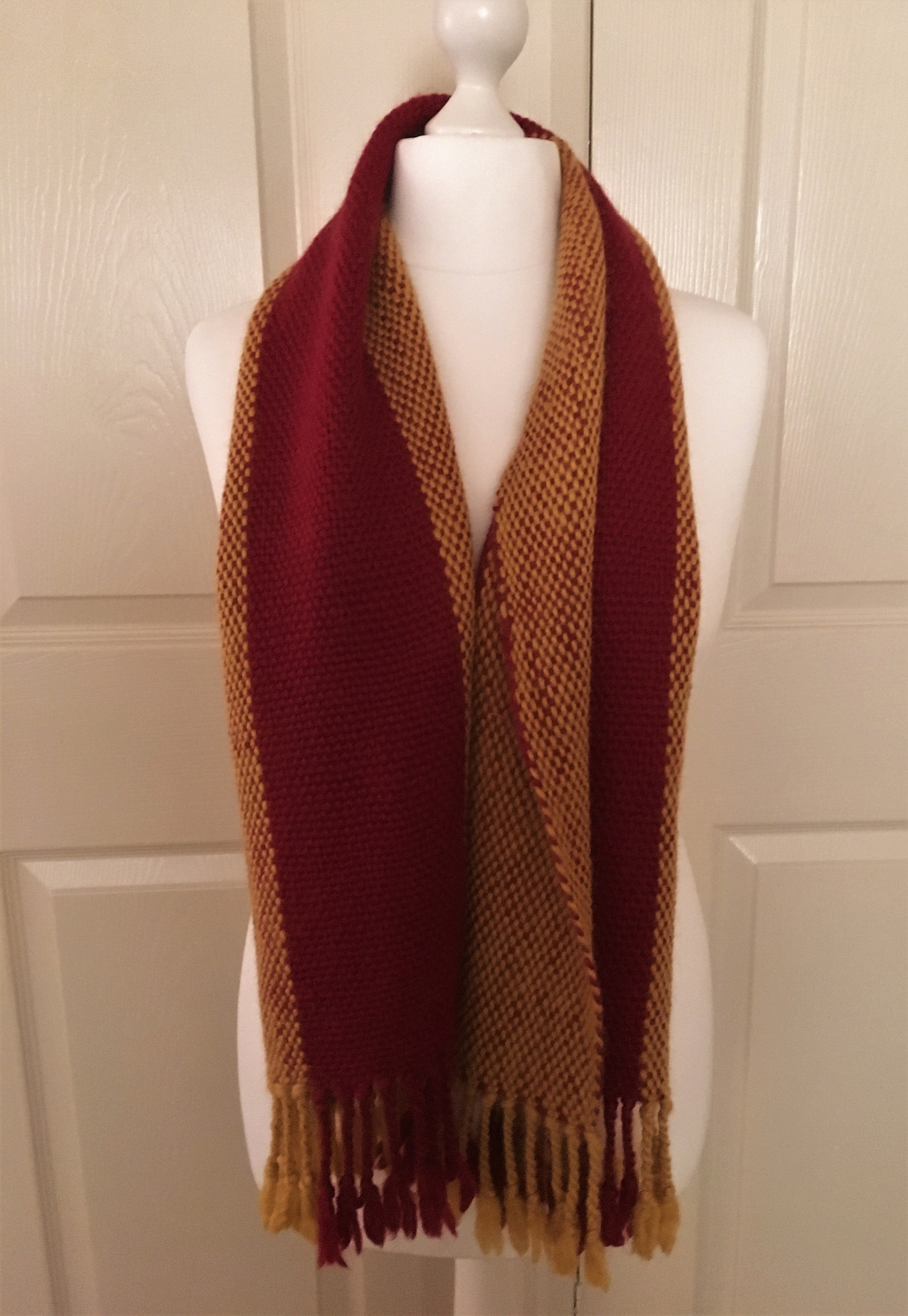 Handwoven Scarf in Kerry Hill Welsh Wool 62 x Etsy