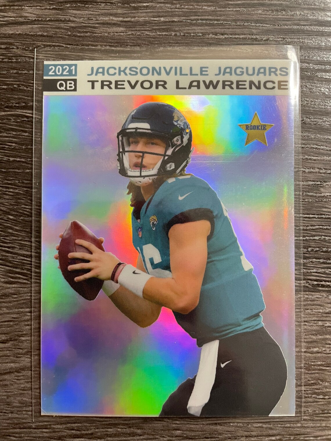 Trevor Lawrence 2021 Novato Estrella Refractor Rookie Card | Etsy