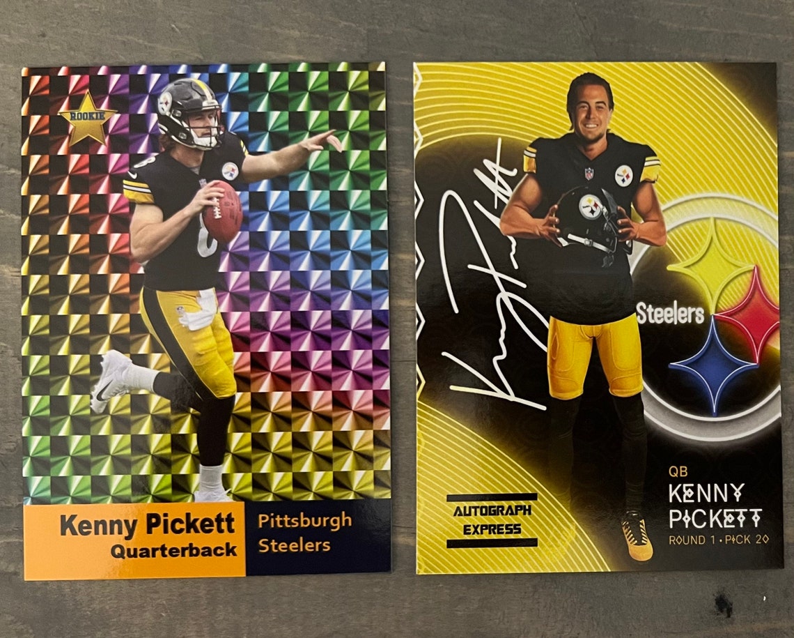 Kenny Pickett Lot of 2 2022 Rookie Cards Pittsburgh Steelers Etsy