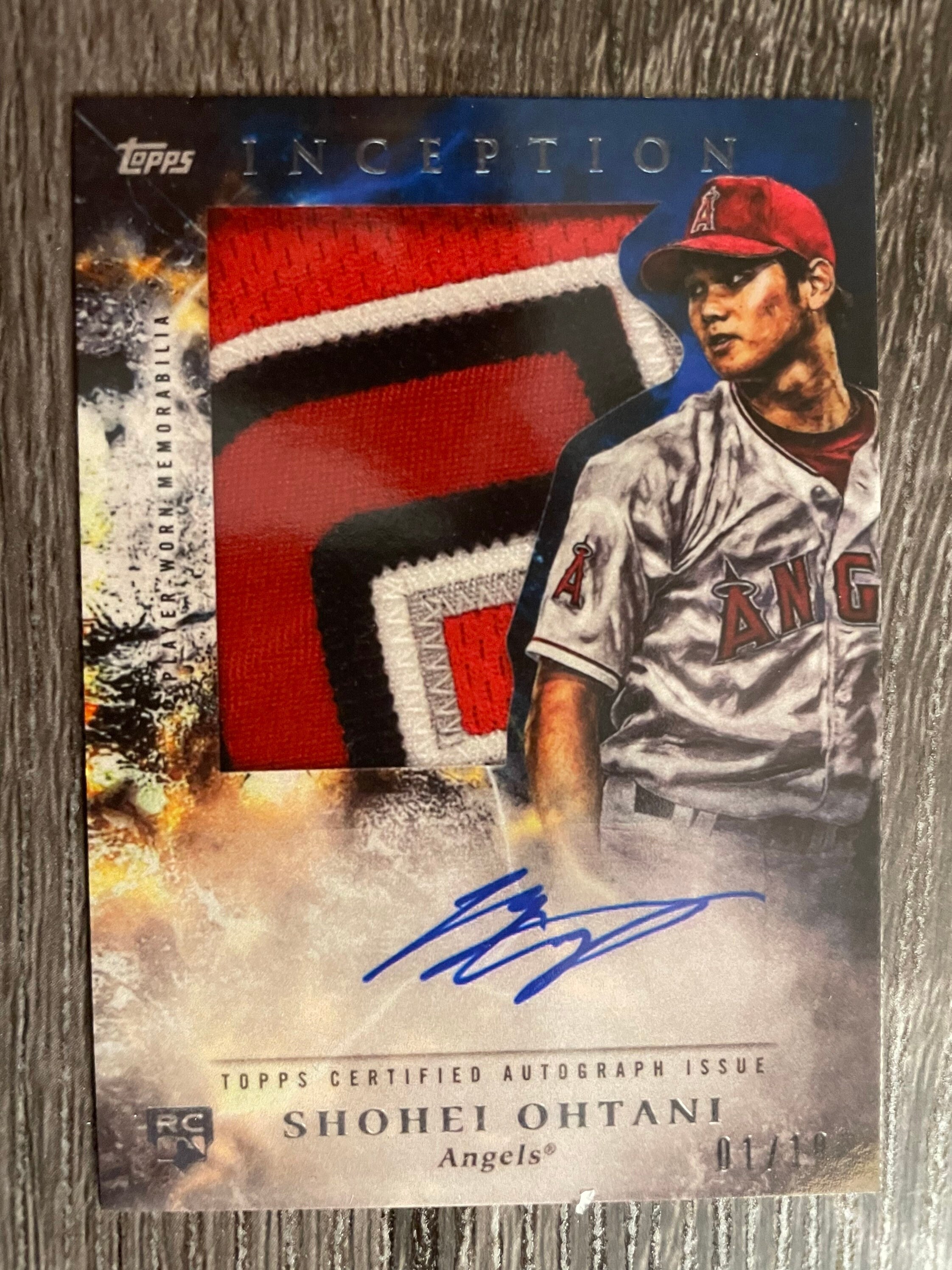 Shohei Ohtani 2018 Inception Jersey Print Auto Facsimile RP - Etsy