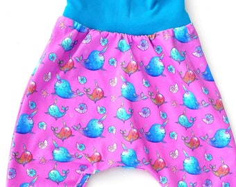 Pantalón evolutivo bebé / infantil estilo "harem" - sarouel - algodón - Narvales