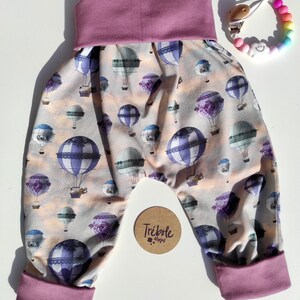 Pantalon bébé de style harem évolutif coton oekotex standard 100 Ballons image 4