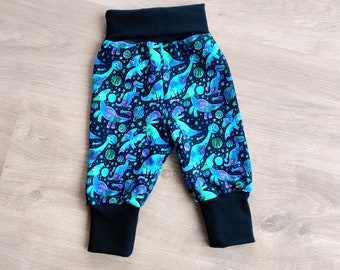 Pantalón bebé /infantil evolutivo - bombacho - bomba - algodón oekotex standard 100 - Dinosaurios