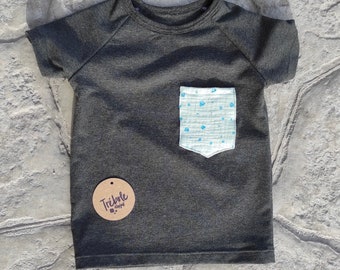 T-shirt Enfant - Brilli Pocket - Tailles du nouveau-né au 16 ans