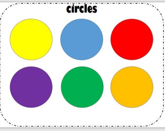 Shapes Tot Learning Mats, Preschool Busy Binder Pages (27-Page Kit)