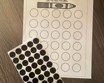 Color Dot Marker Dot Sticker Worksheets Preschool Tot School Worksheets Curriculum Colors