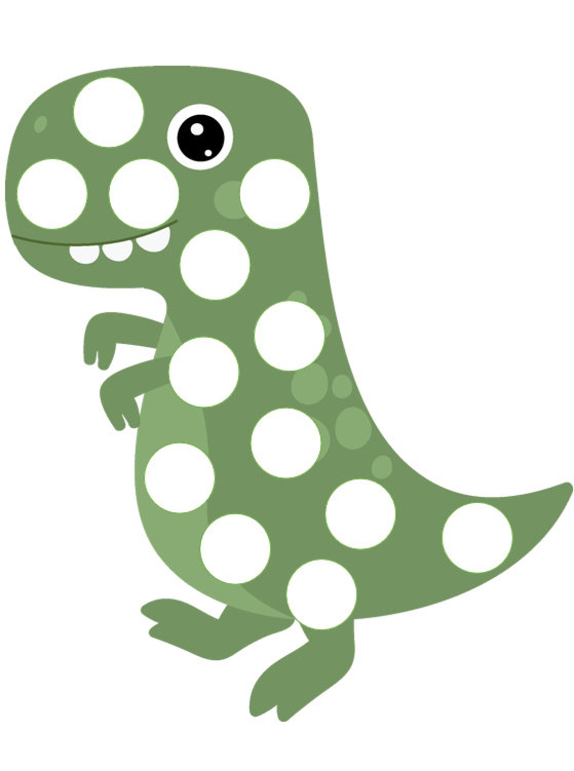 Dinosaur Dot Marker Worksheets Dinosaur Worksheets Toddler Worksheets ...