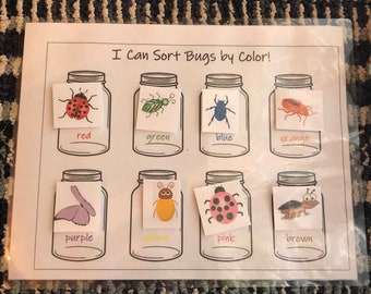 Busy Binder Add On Pages, Busy Binder Patterns, Busy Binder Color Match, Busy Binder Bug Counting, Toddler Busy Binder, Preschool Binder