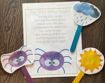 Preschool  Fingerplays - Morning Board Poems Fingerplays - Preschool - Kindergarten - Tot School - Toddlers - Morning Time - Puppets