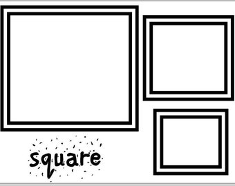 Play-dough Shape Mats