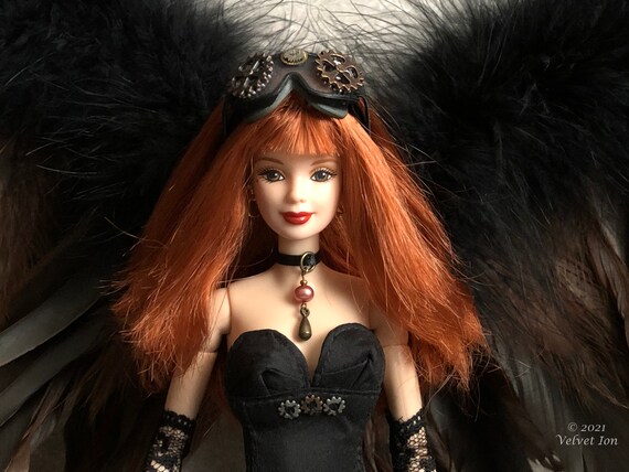 OOAK barbie Steampunk Musician Fairy, Scottish barbie, 1:6 scale