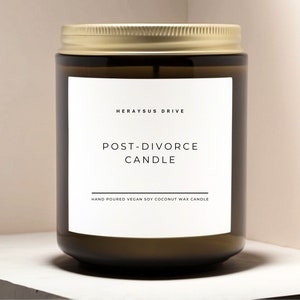 Regalo di divorzio, candela divertente, regalo per un amico, regali divertenti per lei, regalo di rottura per lui, regalo di divorzio, regalo per il migliore amico, candela di soia profumata