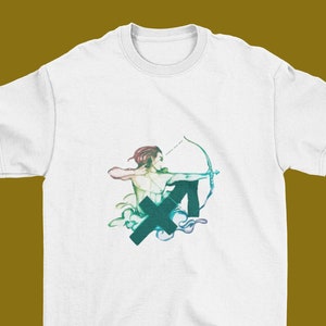 Sagittarius Zodiac T-Shirt - Sagittarius Star Sign Tee - Sagittarius T-Shirt - Sagittarius Tee - Sagittarius Astrology T-Shirt