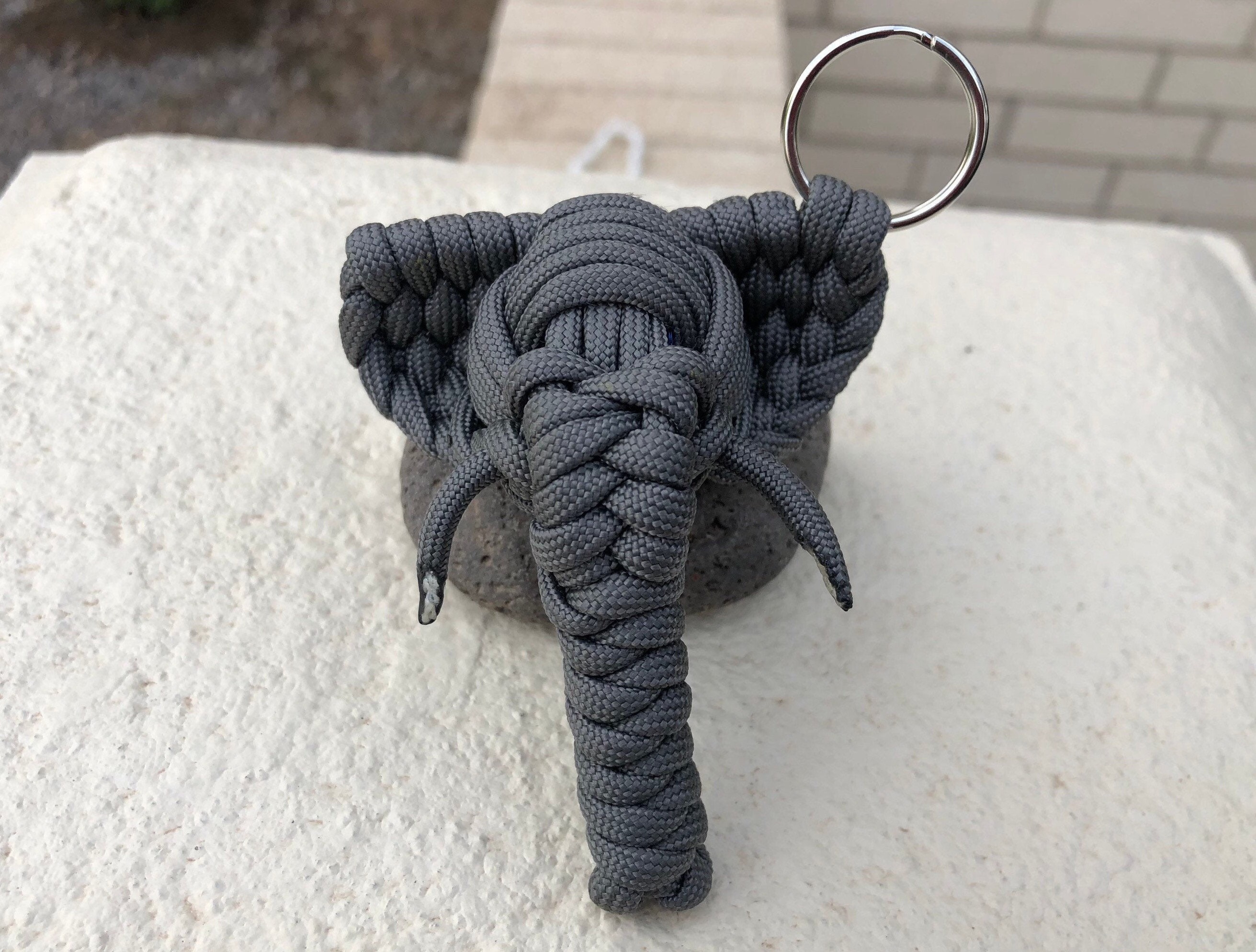 Elephant Keychain Etsy