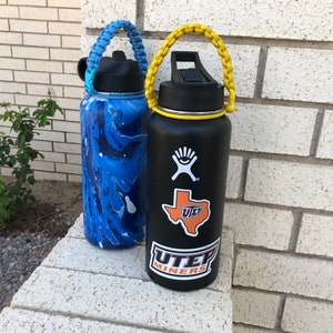 Paracord Handle + Silicone Sleeve Boot for Aquaflask Hydro Flask