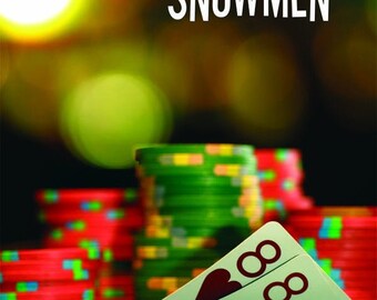 Pocket Eights, Snowmen, Poker Decor, Paper Print, Acrylic Image