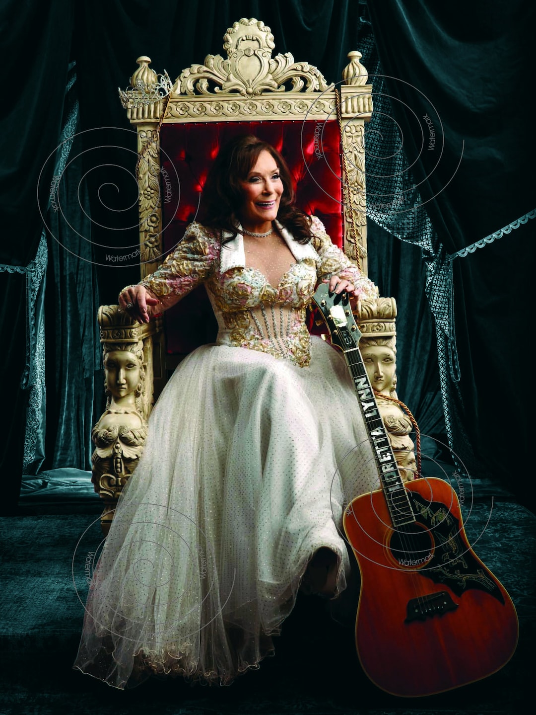 Posterazzi Loretta Lynn Portrait In Classic Photo Print (8 X 10
