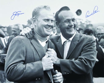 Jack Nicklaus Print, Arnold Palmer Print, Golf Poster, Canvas Print, Acrylic Image