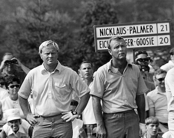 Arnold Palmer Print, Jack Nicklaus Print, Golf Poster, Canvas Print, Acrylic Image