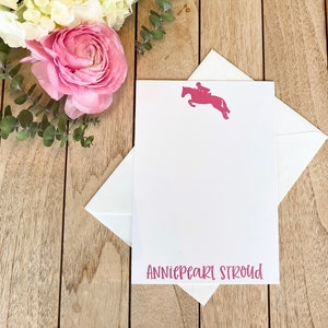 Personalized Stationery | Stationery Set | Custom Stationery | Personalized Stationery Set | Hunter Jumper Stationery