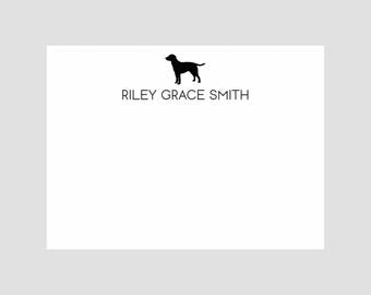 Personalisiertes Briefpapier | Briefpapier Set | Personalisiertes Briefpapier Labor |  Hund Briefpapier | Persönliches Dankeschön | Lab Dankeschön-Karten