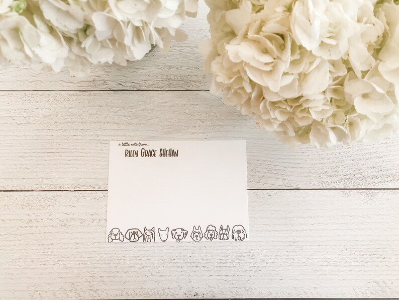 Custom Stationery Personalized Stationery Stationery Set Personalized Stationery| Dog Stationery