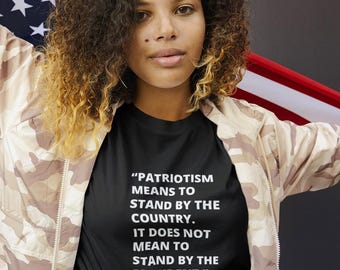 Patriotic Tee, American Pride Shirt, Patriotic Quote T-Shirt, Unisex Tee, Presidential Quote Shirt, USA Gift Shirt