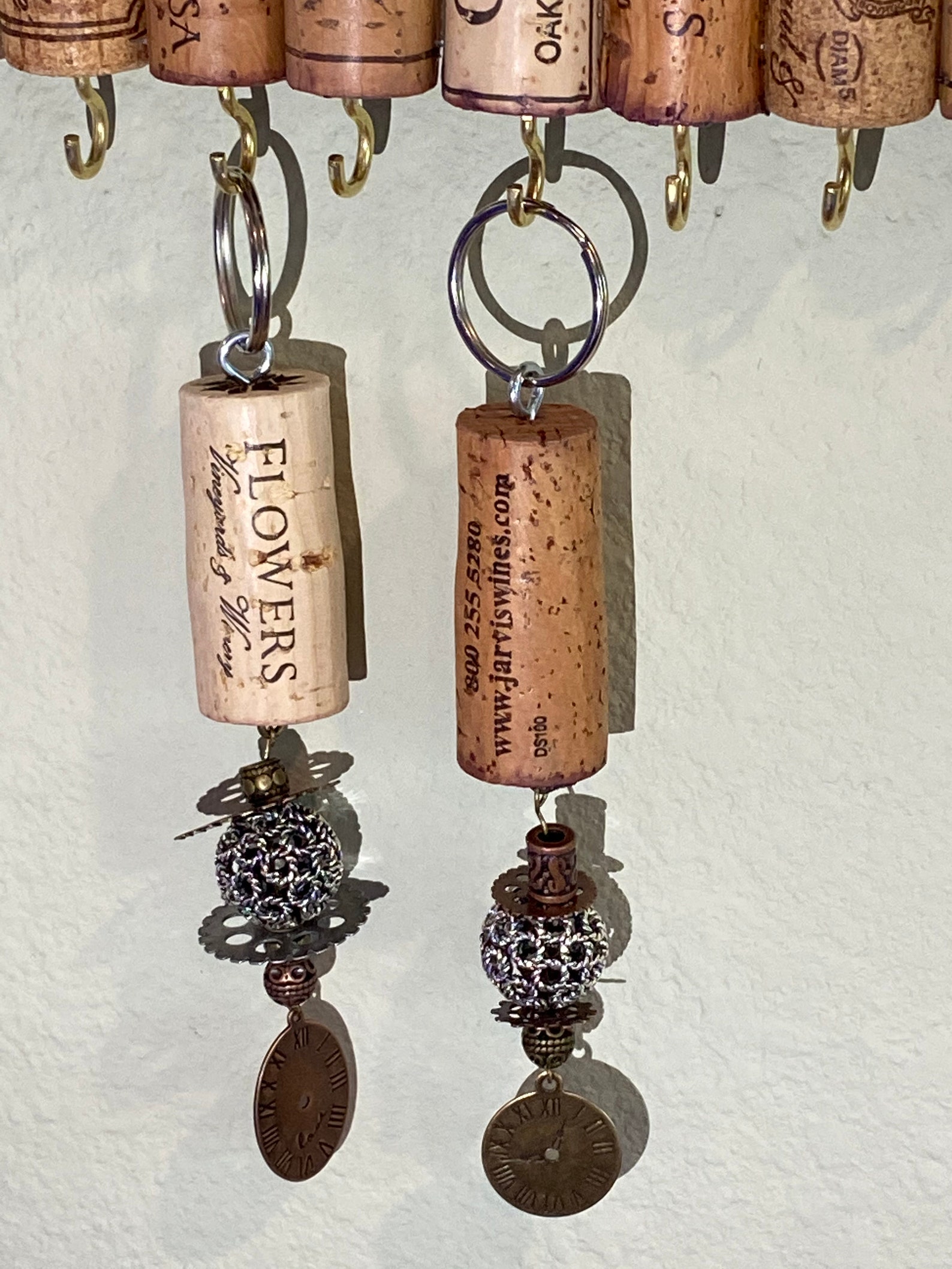 Bling Wine Cork Keychains - Etsy