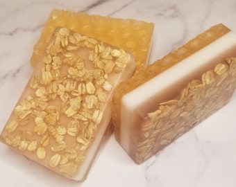 Oatmeal, Milk & Honey Soap. Goat Milk and Honey Soap