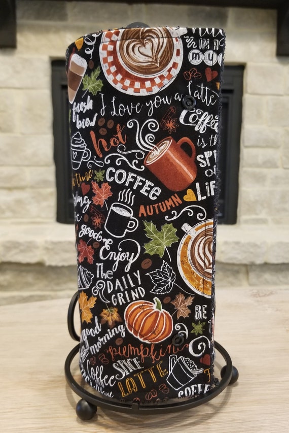 Pumpkin Spice.Reusable Paper Towel Set
