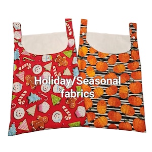 Reusable Paper Towel Laundry Bag. Hanging Kitchen Waterproof Liner Bag. Holiday and Seasonal Patterns