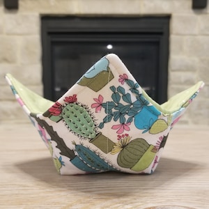 Bowl Cozy, Microwavable. Succulents