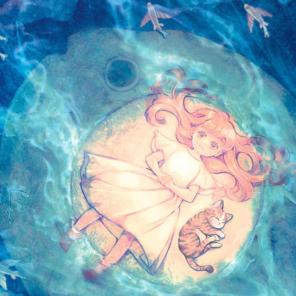Floating Thoughts | Art Print | Original Art - Etsy