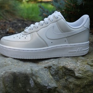 Custom Air Force 1 Beige Nike Air Force 1 Beige Sneakers - Etsy