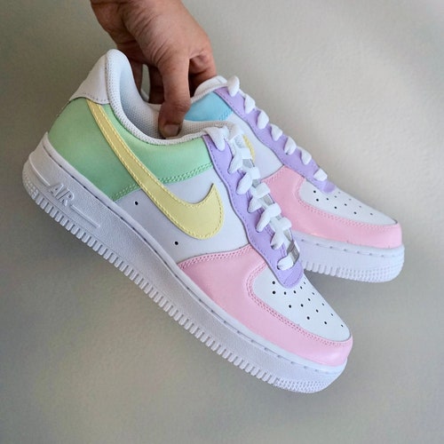 pastel multicolor air force 1