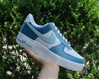 all blue air force 1s