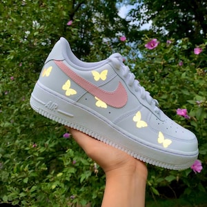 ANY COLOR Reflective Butterfly custom Af1 - custom Nike AF1 - Reflective Butterfly Reflective Butterfly Custom Air Force 1