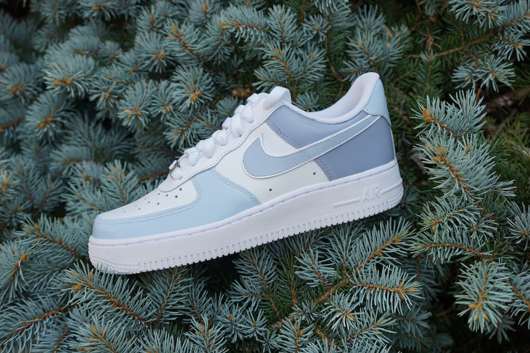 Nike Air Force 1 '07 'Glacier Blue' Sneaker | White | Women's Size 7.5