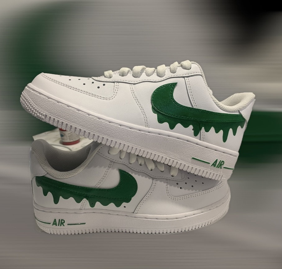 Custom Nike Airforce Mint Green Colourway – DrippyCustoms