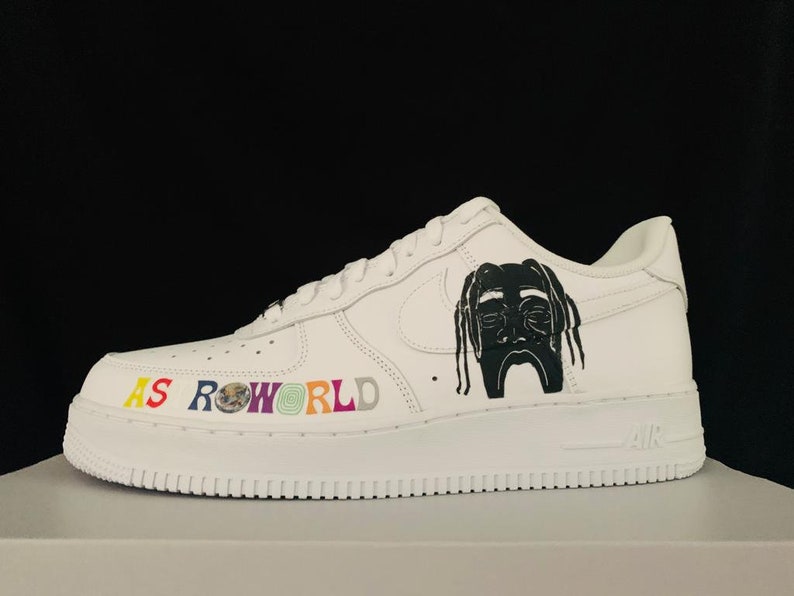 Astroworld Custom Air Force 1 Travis Scott Astroworld Nike | Etsy