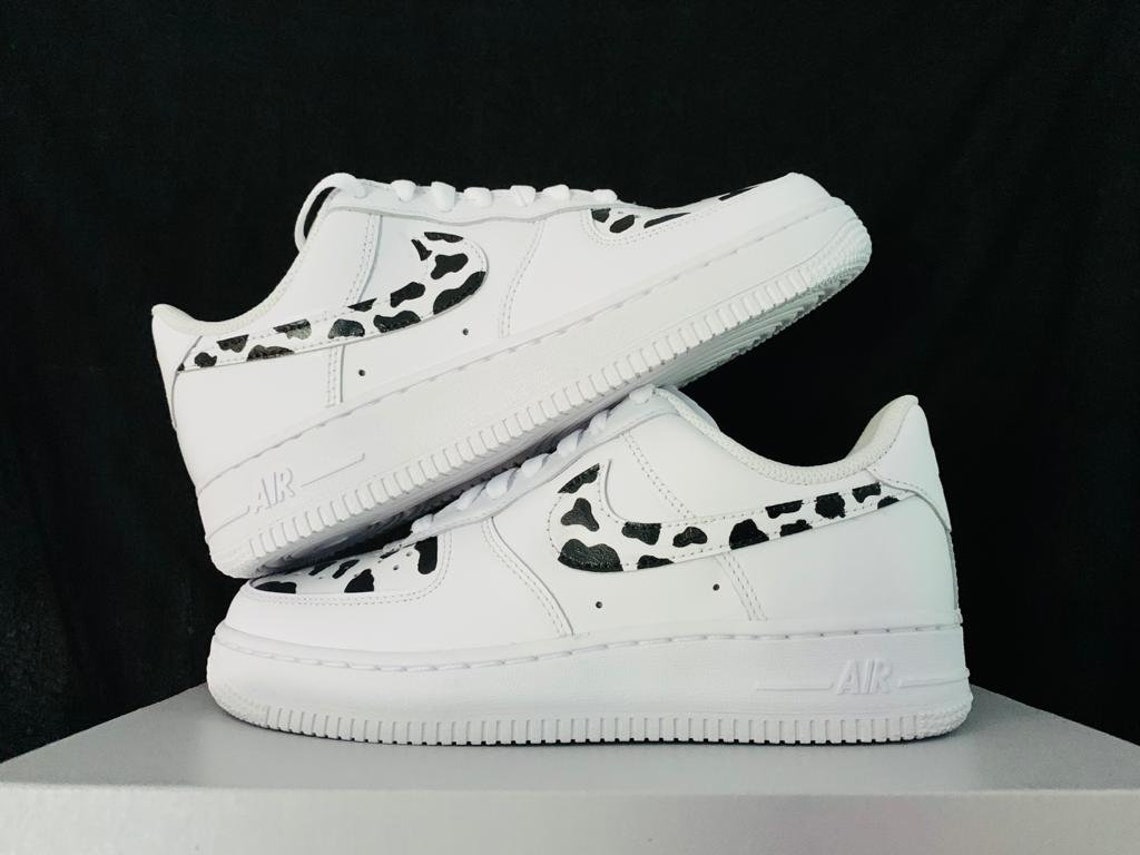 Custom Nike Air Force 1 Cow Print any color | Etsy