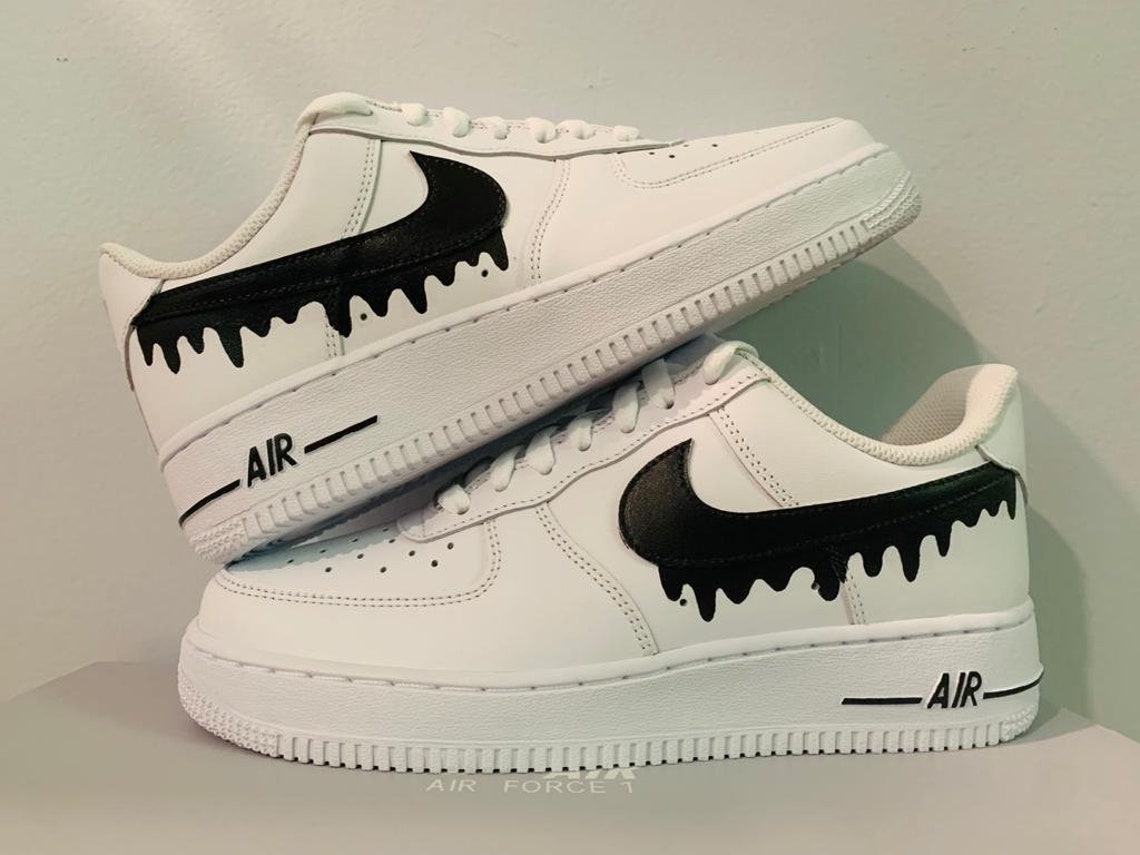 Custom Nike Air Force 1 Any Color Drip | Etsy