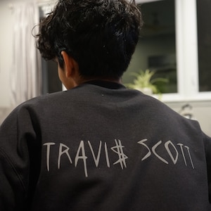 Travis Scott Reflective Sweatshirt - Utopia - Cactus Jack / Travis Scott raves - unisex cotton/polyester sweatshirt - ALL SIZES AVAILABLE