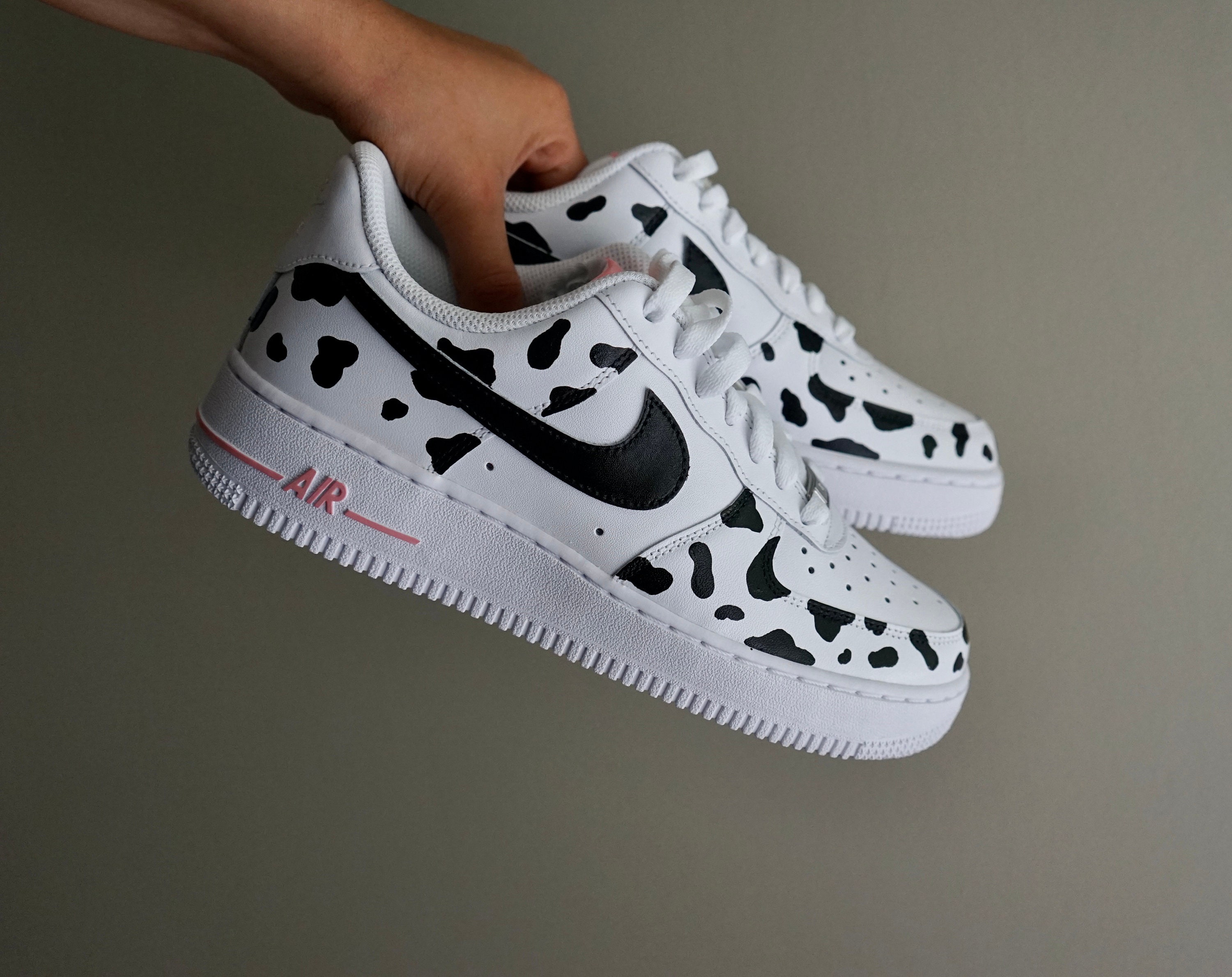 Custom Nike Air Force 1 Cow Print Cow Print Custom Nike Air Force